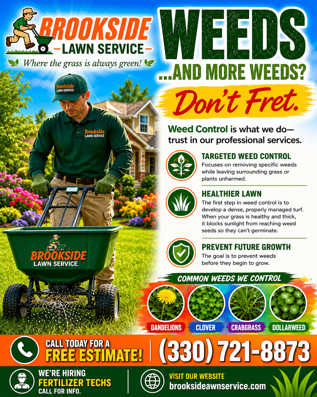 Weeds...and More Weeds? — Brookside Lawn Service summer weed control tips and lawn care advice
